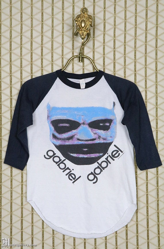 Peter Gabriel t-shirt, Genesis vintage rare Polic… - image 1