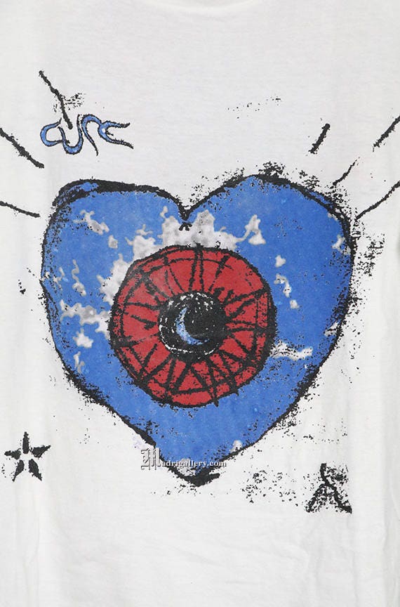 The Cure 1992 Wish Tour shirt, vintage rare T-shi… - image 2