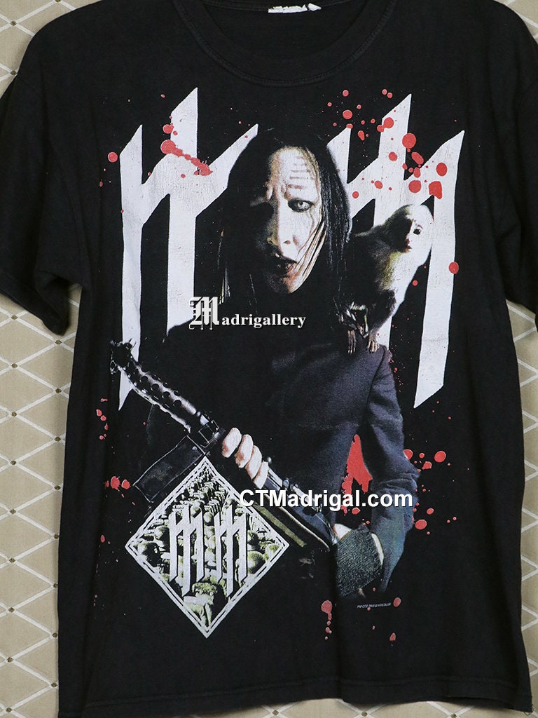 Marilyn Manson T-shirt, Vintage Rare T-shirt, Punk Goth Gothic