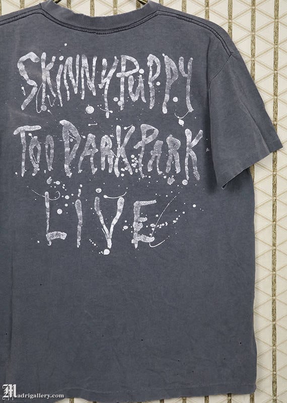 Skinny Puppy Shirt, Too Dark Park, Vintage Rare T-shirt, Faded