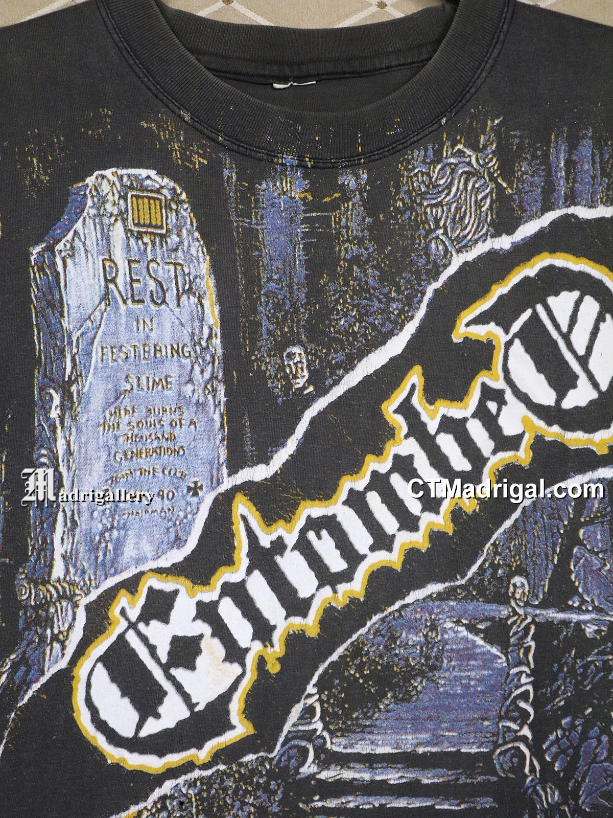 Entombed Tシャツ、Left Hand Path、ヴィンテージデスメタルシャツ
