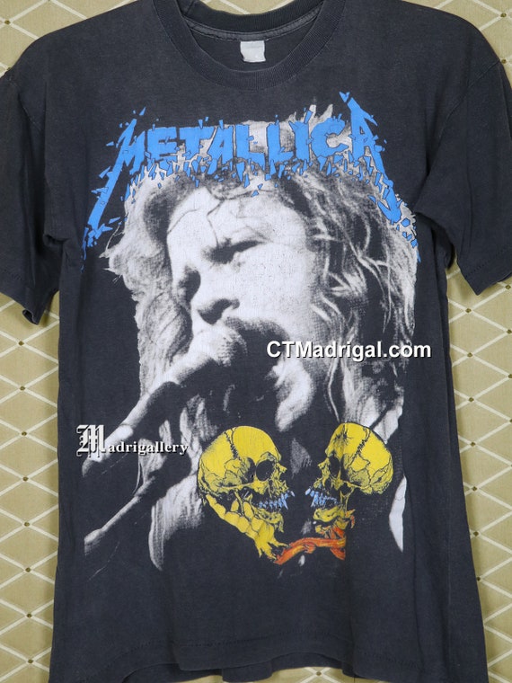 Metallica t-shirt, vintage rare tour shirt, Iron … - image 2