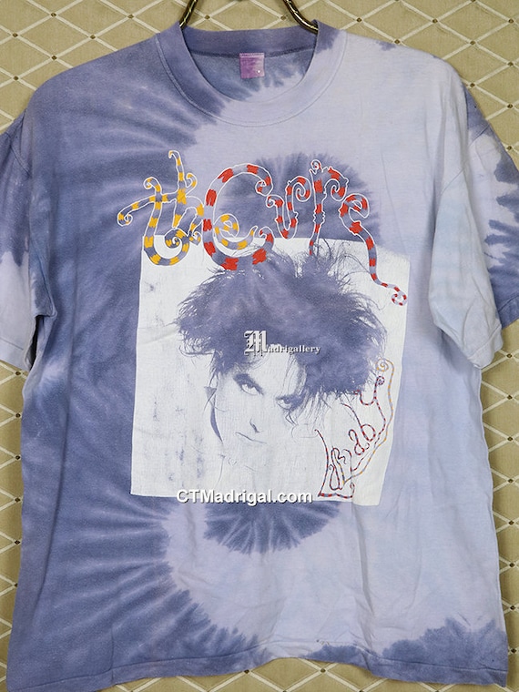 The Cure Shirt, Vintage Rare T-shirt Lullaby, Tie Dye Tee Shirt