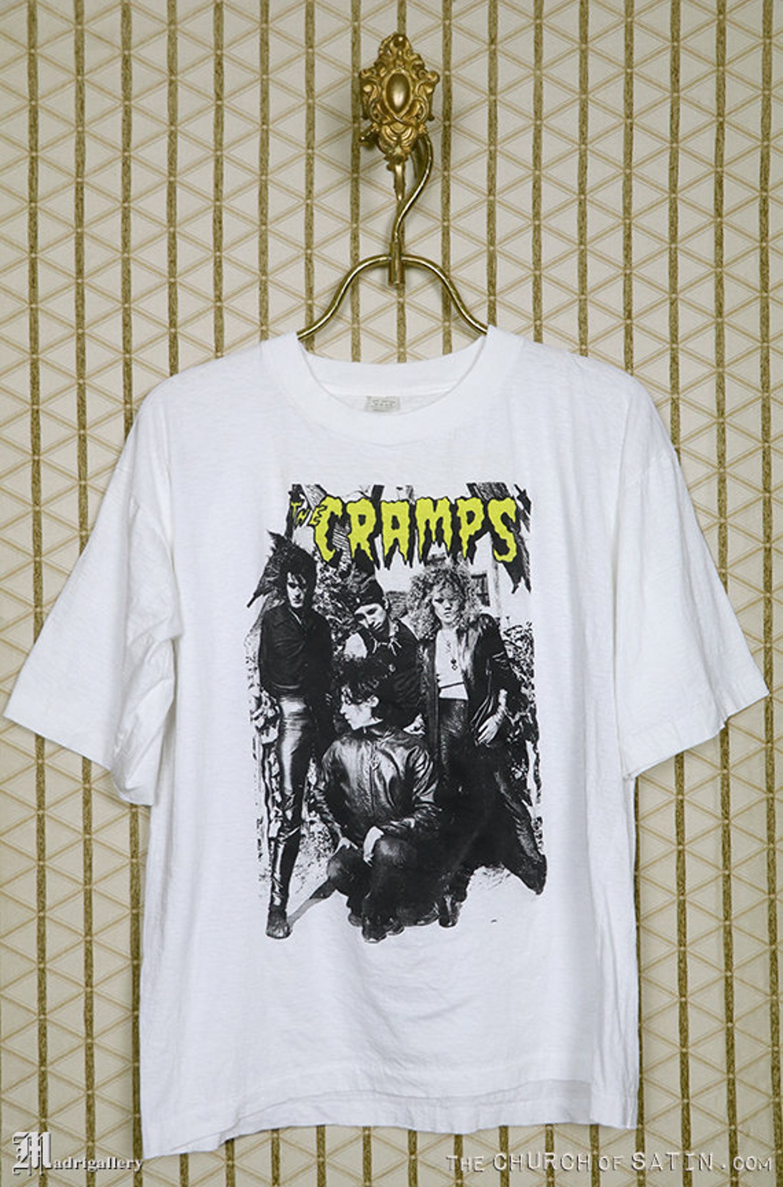 The Cramps t-shirt soft white tee shirt vintage rare Lux | Etsy