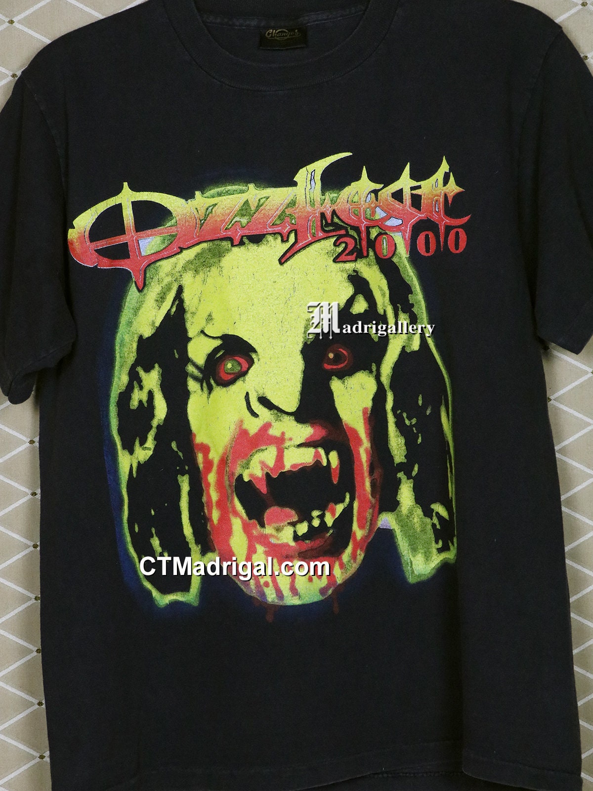 Ozzy T-shirt Vintage Rare Concert Tour Ozzfest Shirt Black Ozzy T-shirt Vintage Rare Concert Tour Ozzfest Shirt Black