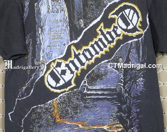 Entombed Tシャツ、Left Hand Path、ヴィンテージデスメタルシャツ