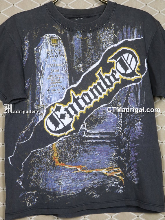 Entombed ビンテージTシャツ Vintage 1990 Entombed Left Hand Path T-Shirt – Mills Vintage USA