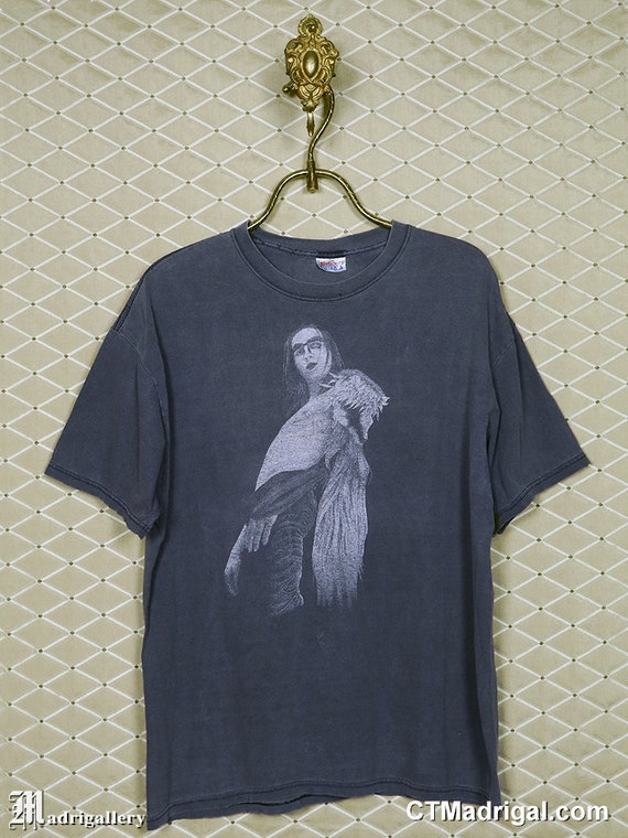 Marilyn Manson T-shirt, Vintage Rare Faded Black Tee Shirt, Punk