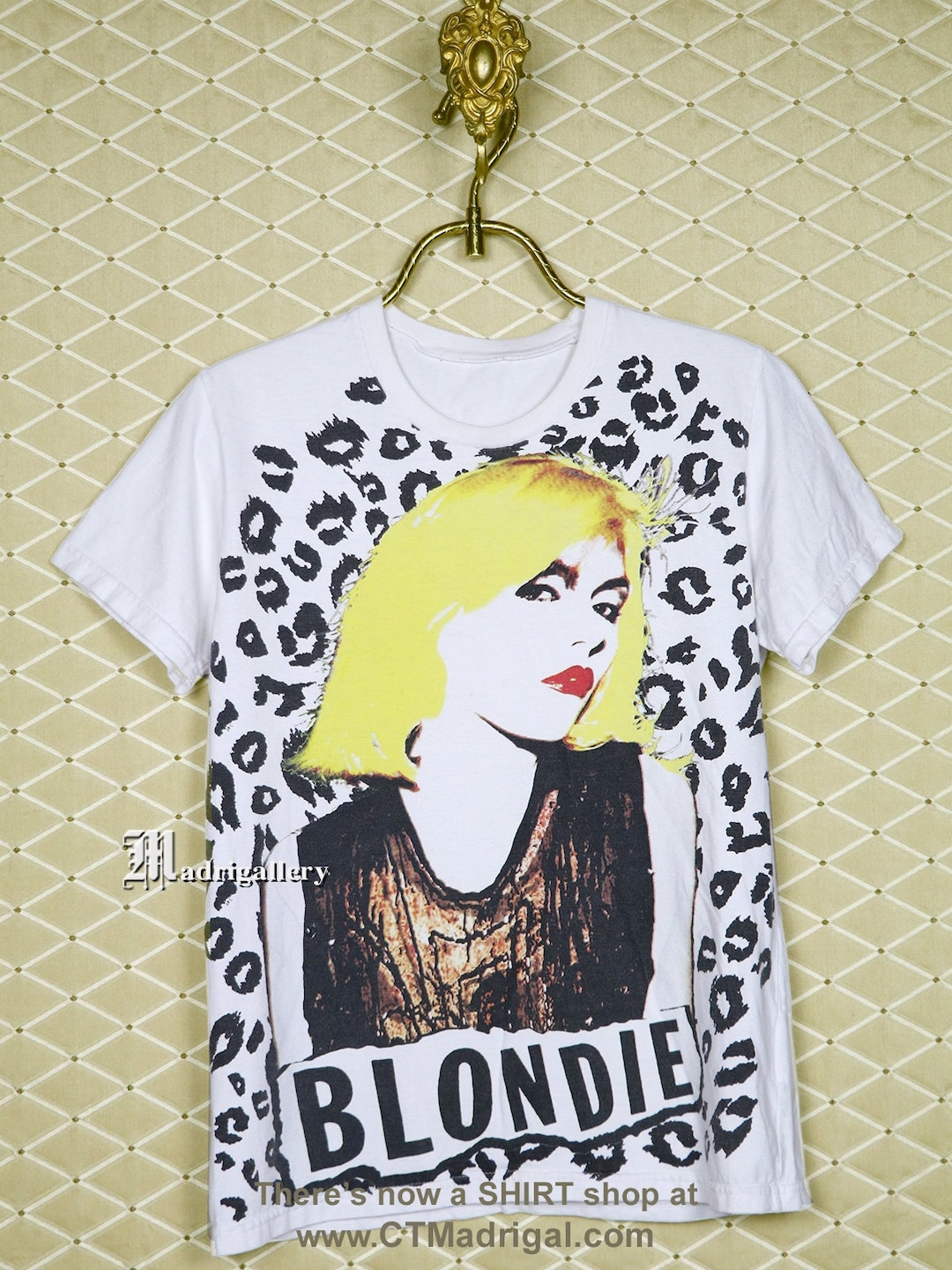 ブロンディTシャツ、デビー・デボラ・ハリーのビッグプリントT