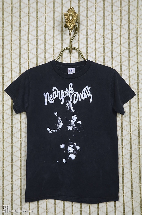 New York Dolls t shirt, Johnny Thunders black tee… - image 1