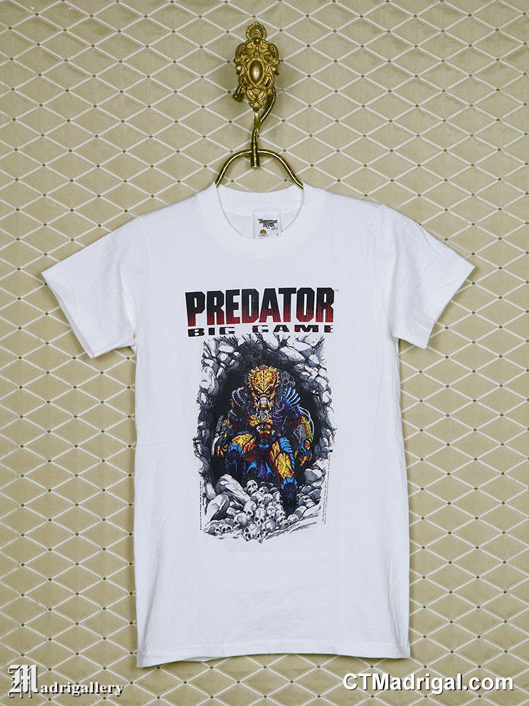 H-Brotaco AVP Alien Vs Predator Movie T-Shirt. Black Shirt Men