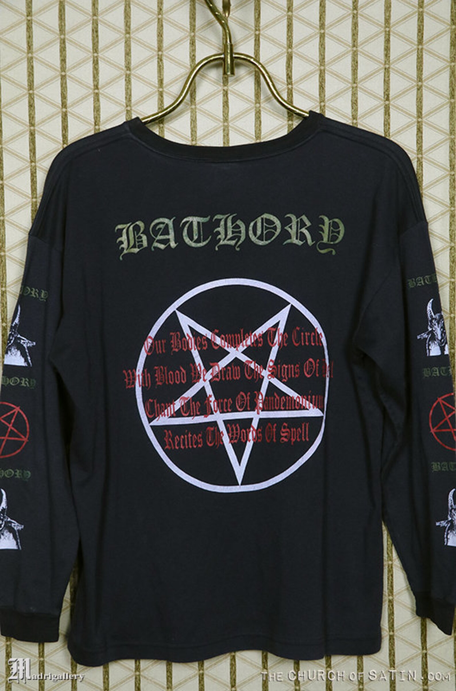 Bathory t-shirt vintage rare long sleeve black metal tee | Etsy