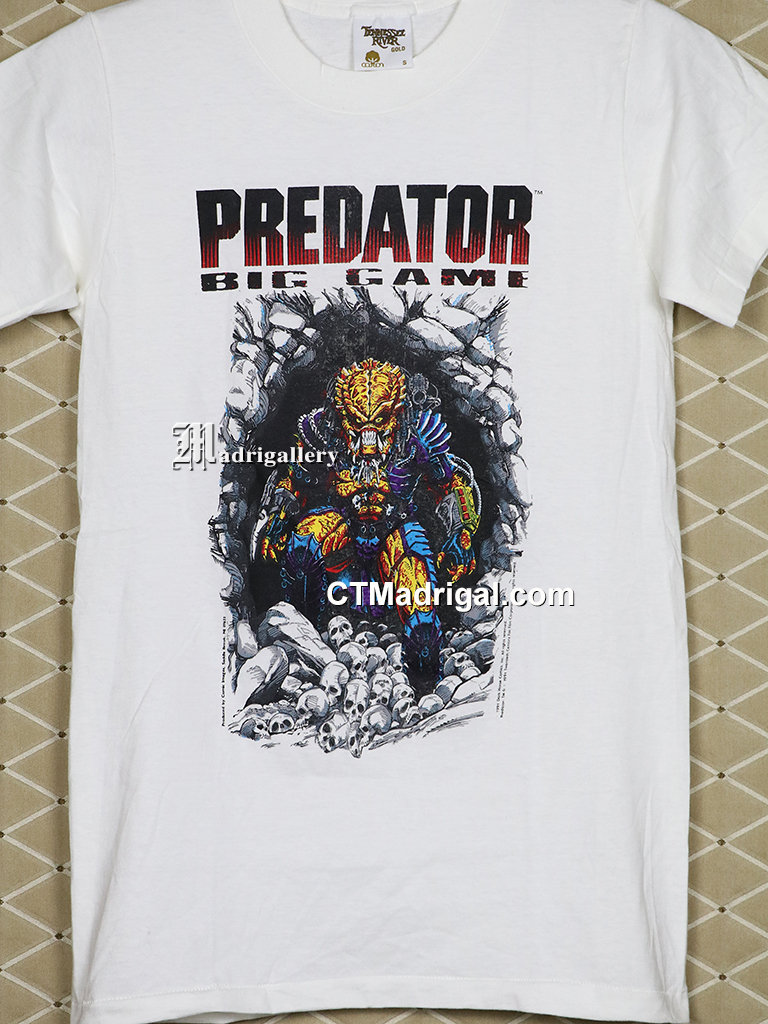 Predator Neon Close Up Space Alien Scary Action Horror Movies T Shirt 40-40 - S