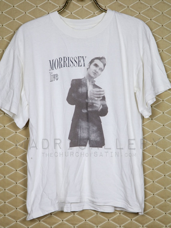 Morrissey Tour T-shirt, Smiths Vintage Rare White Shirt Joy