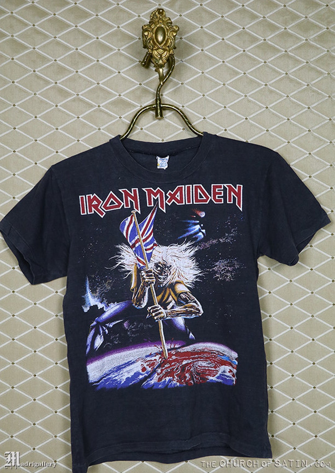 Iron Maiden Tour Shirt 1982 Number of the Beast on the Road T