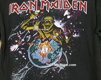 Iron Maiden Shirt, 1983 World Piece of Mind Beast Run T