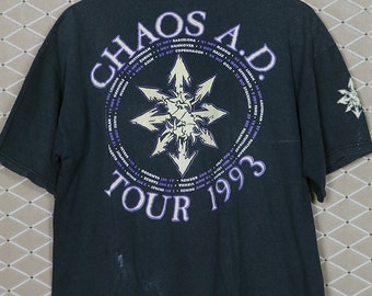 Sepultura Tour T-shirt, Black Tee Shirt, Vintage Rare Metal Thrash