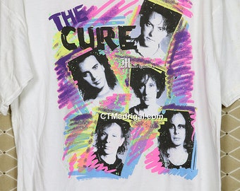The Cure Tour T-shirt,concert Tee Shirt, Vintage Rare Robert