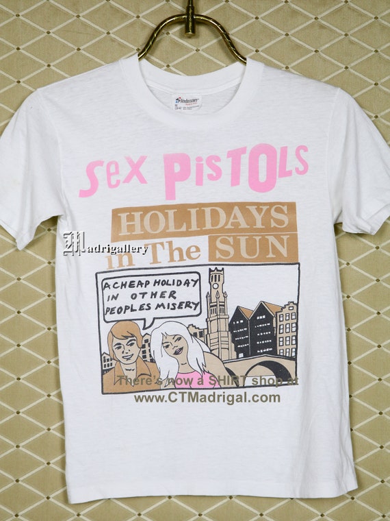 Sex Pistols t-shirt, vintage rare punk tee shirt,… - image 2