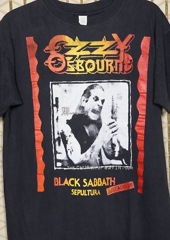 ミュージシャン 90s Ozzy Osbourne vintage black sabbath Ozzy Osbourne Vintage 90's OZZY RULES Black Sabbath Heavy