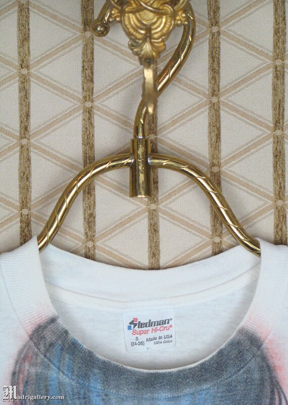 KISS Shirt, Gene Simmons Airbrushed T-shirt Vintage Rare White