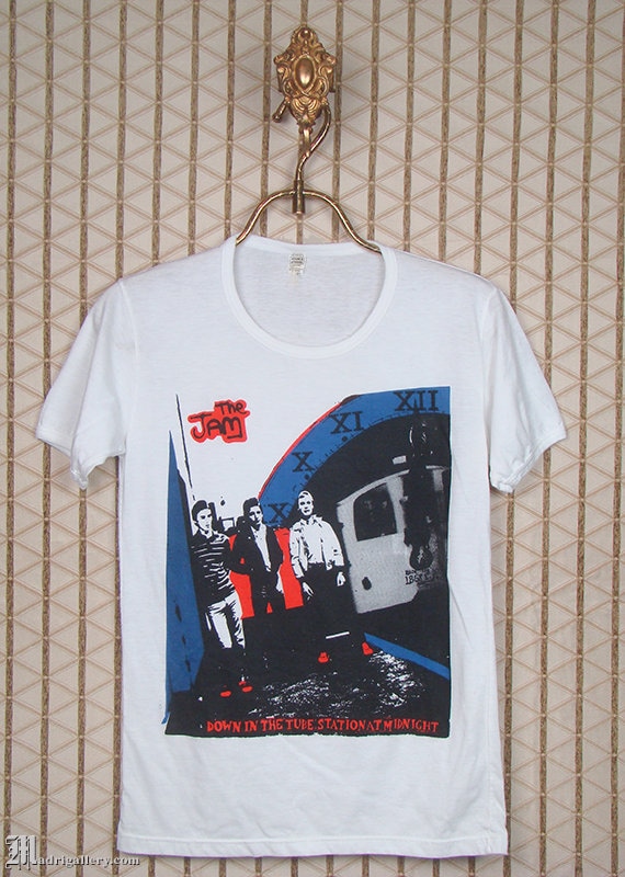 The Jam Shirt, Vintage Rare T-shirt, Paul Weller, Clash Stranglers