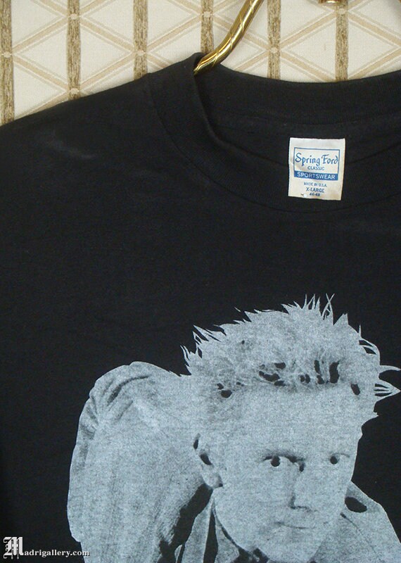 PIL Public Image Limited shirt Happy tour, Sex Pistols Johnny Rotten Sid Vicious Siouxsie Banshees Damned Stranglers Dead Boys Bauhaus Cult View 3