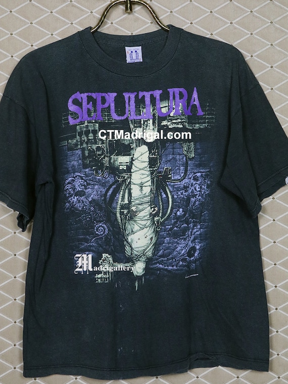 Sepultura tour t-shirt, black tee shirt, vintage rare… - Gem Sepultura tour t-shirt, black tee shirt, vintage rare… - Gem