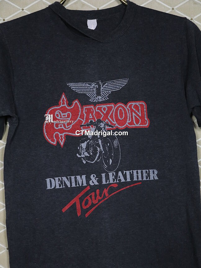 名作 Saxon and TShirt TShirtSlayer | 1988 tour destiny