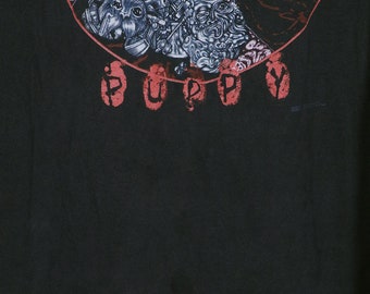 ★NOFFICIALNOFFICE★BLACK PUPPY SLIM T-SHIRT S★正規品/人気 Unisex T-Shirt with PVC zip pocket – Fresh Cut Shop