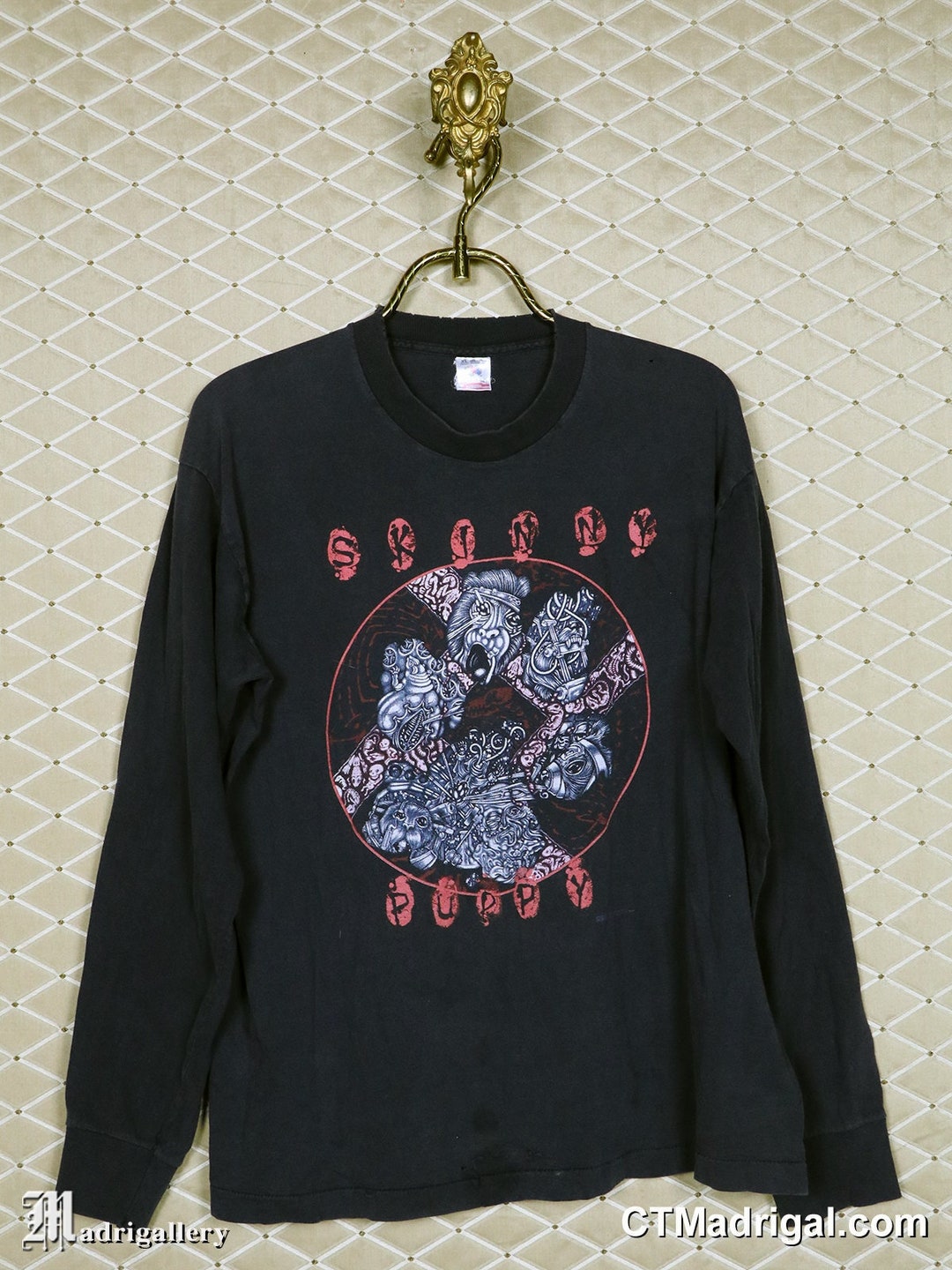 【HI FI FNK】Ten Dirty Vintage Longsleeve H Ball Thermal Long Sleeve - Vintage Black – Hours