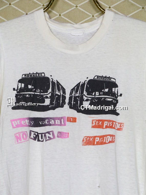 Sex Pistols T-shirt, Pretty Vacant Vintage Rare Punk Tee Shirt
