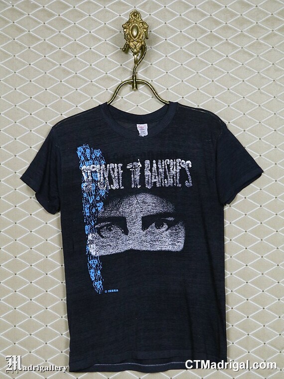 Siouxsie and the Banshees tour t-shirt 1980s Sioux