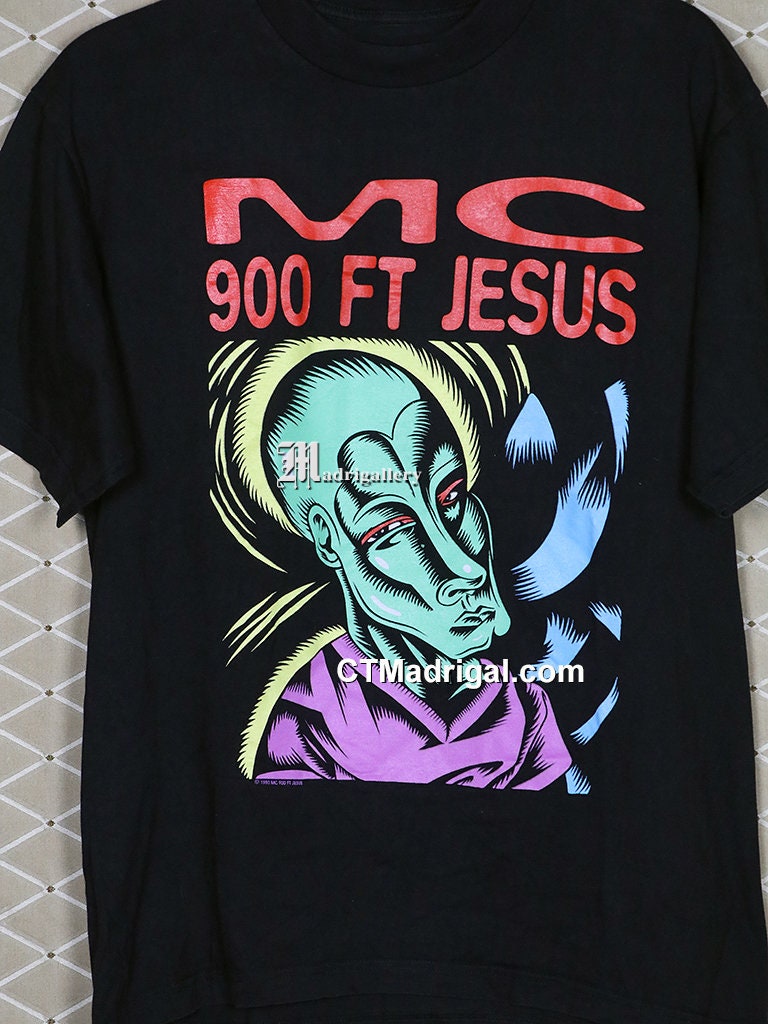 MC 900 Ft Jesus Shirt, Vintage Rare Tour T-shirt NIN Daft Punk