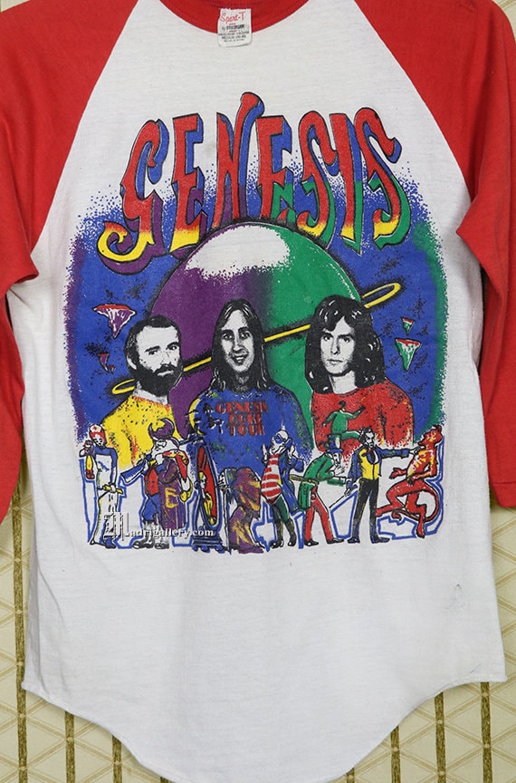 Genesis T-shirt, Peter Gabriel, Pink Floyd Rush Yes, Vintage Rare 