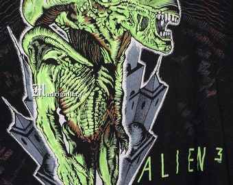 ALIEN 3 Shirt, 1992 T-shirt, Sci-fi Horror Movie Vintage Rare Tee