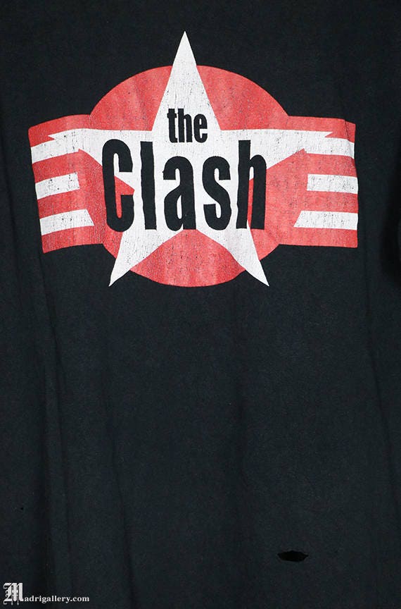 The Clash Shirt Vintage Rare T-shirt 1980s SCREEN STARS - Etsy