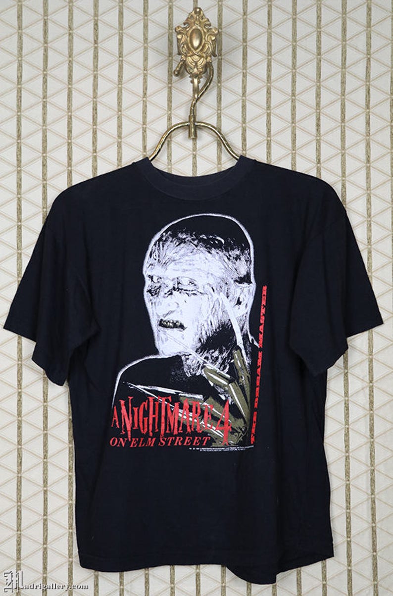 A Nightmare On Elm Street 4 shirt, horror movie t-shirt vintage rare tee Freddy Krueger Hellraiser Exorcist Halloween Dream Master image 1