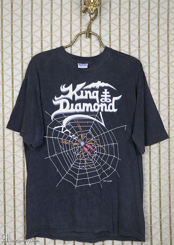 King Diamond t-shirt, black tee shirt, The Spider'
