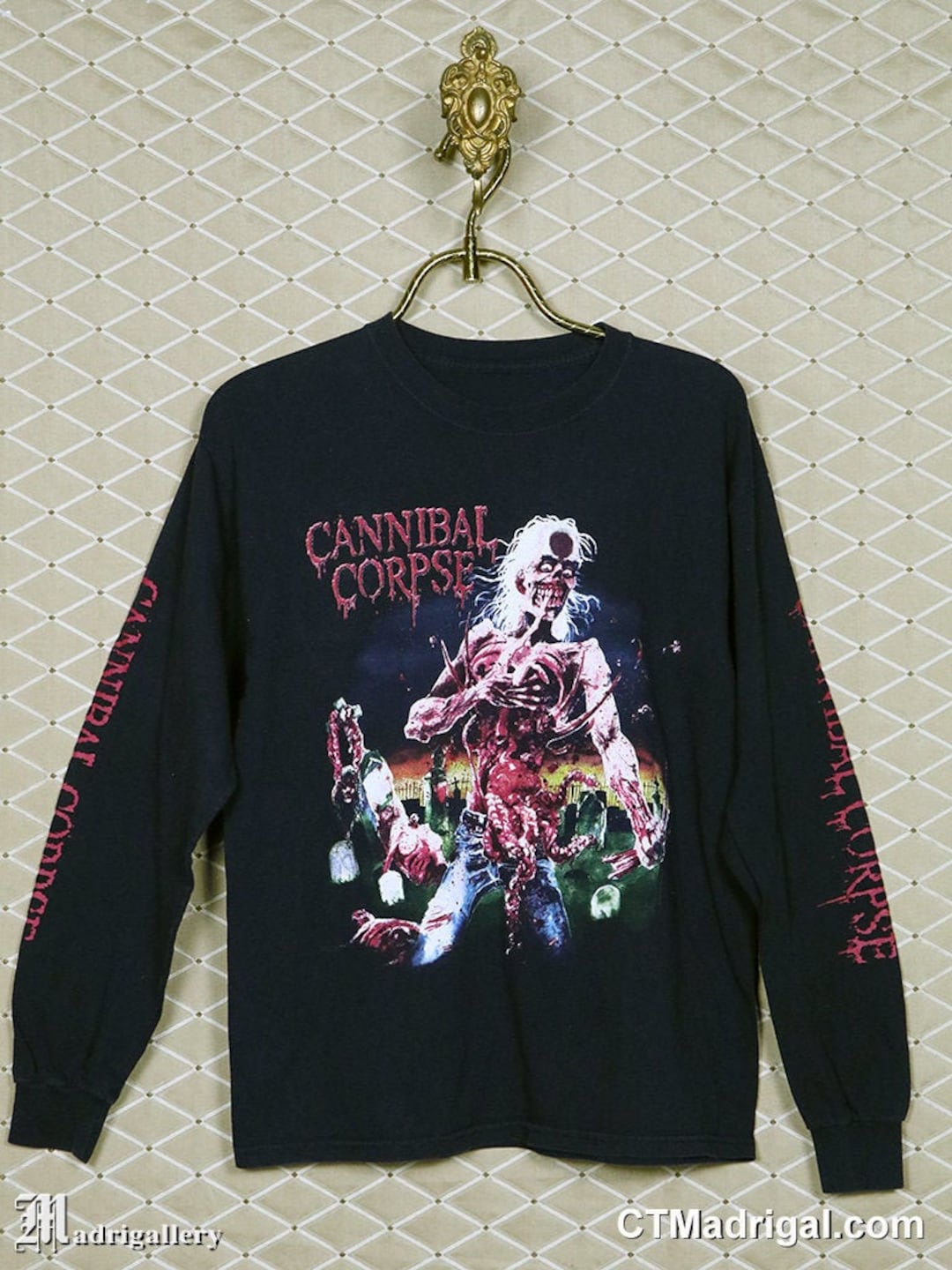 Cannibal Corpse Shirt, Black Metal T-shirt Six Feet Under Deicide