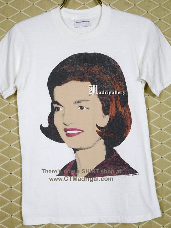 定価22万 マリリンモンロー stanley desantis tシャツ　ドスペ Jacqueline Kennedy Shirt Stanley Desantis T-shirt White RBG Andy