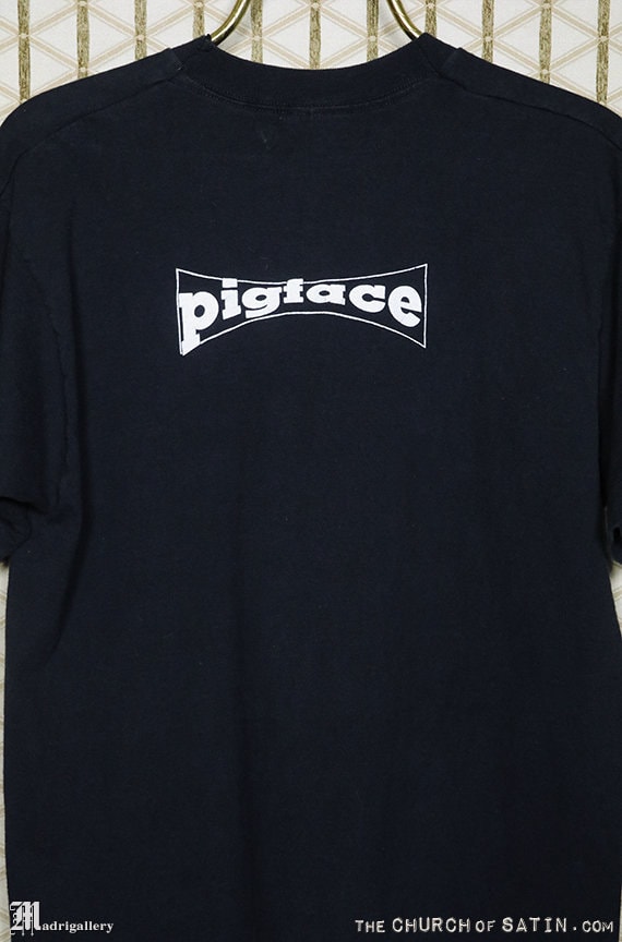 Pigface T-shirt, Vintage Rare Tee Shirt, Thrill Kill Kult Ministry