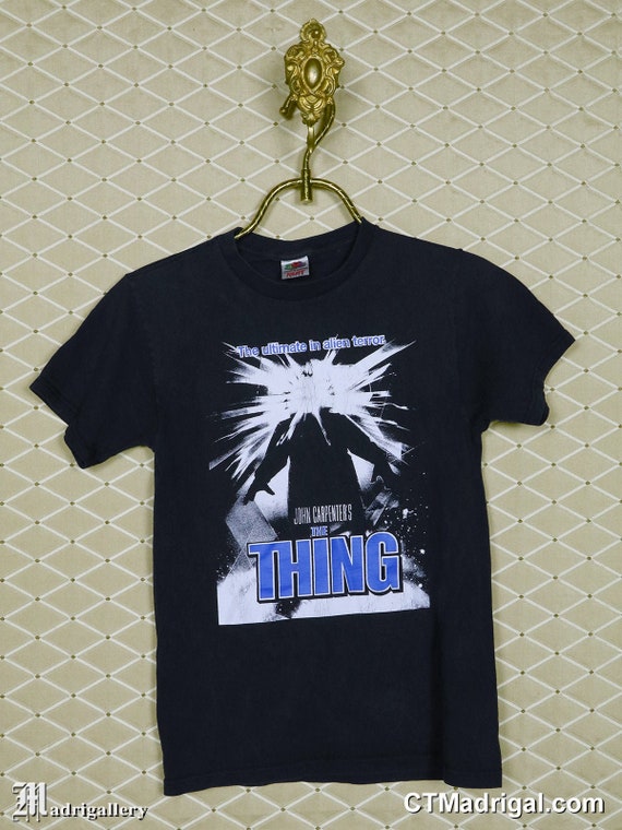 The Thing Shirt, Vintage Rare Horror Movie T-shirt, Alien Predator  Bladerunner Total Recall Species Zombie, John Carpenter Science Fiction -  Etsy UK