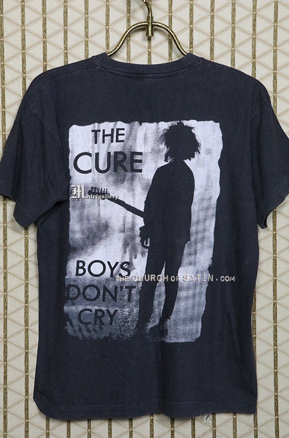 The Cure, Boys Don't Cry T-shirt, Vintage Rare Black Tour The Cure, Boys Don't Cry T-shirt, Vintage Rare Black Tour