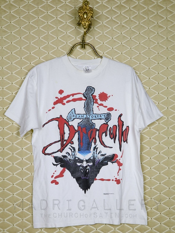 Dracula T-shirt, Horror Movie Shirt Vintage Rare Bram Stoker Lost