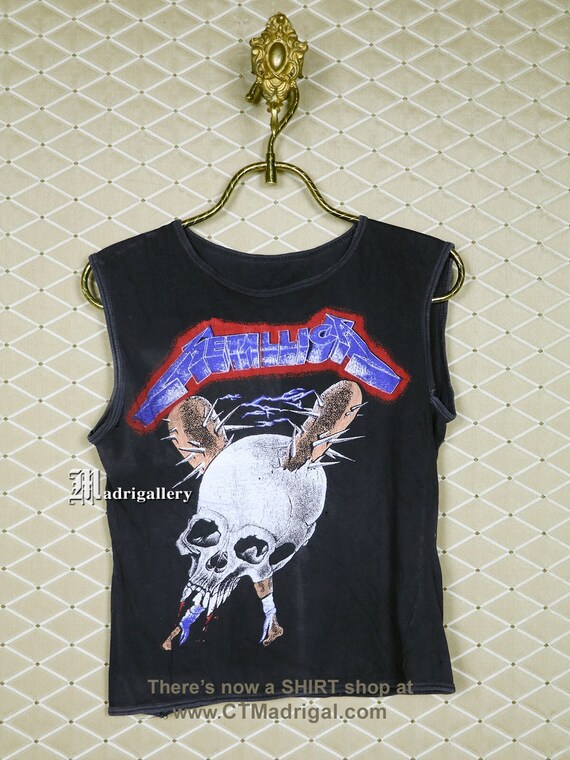 Metallica T-shirt, Vintage Rare Tee Shirt, Iron Maiden Slayer 