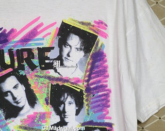 T-Shirt Officiel The Cure - The Prayer Tour 1989 - Robert Smith - Homme/Unisexe