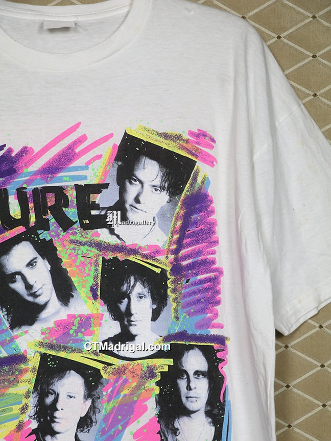The Cure Tour T-shirt,concert Tee Shirt, Vintage Rare Robert