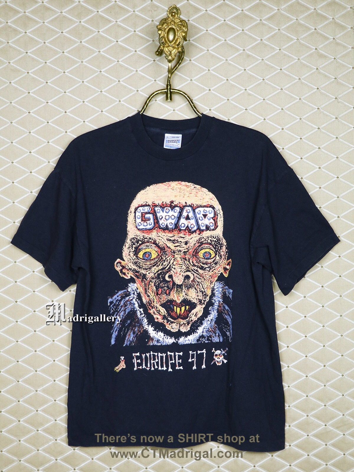 GWAR T-shirt, Vintage Rare Concert Tour Ozzy Anthrax Pantera