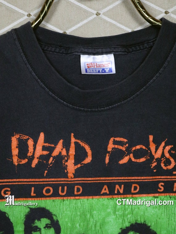 Dead Boys T Shirt, Stiv Bators, Vintage Rare T-shirt Tee Shirt